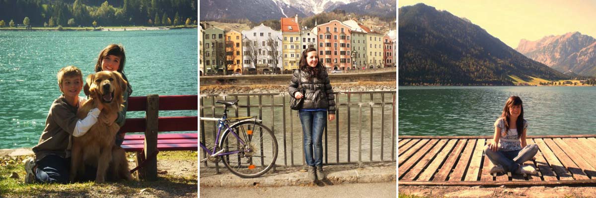 Celeste from Mexico enjoying her time in Austria